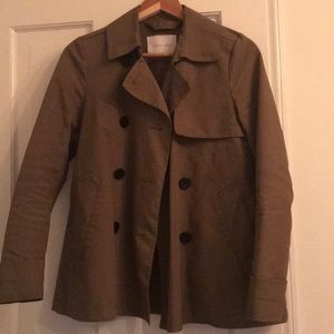 Everlane sage swing trench, xs